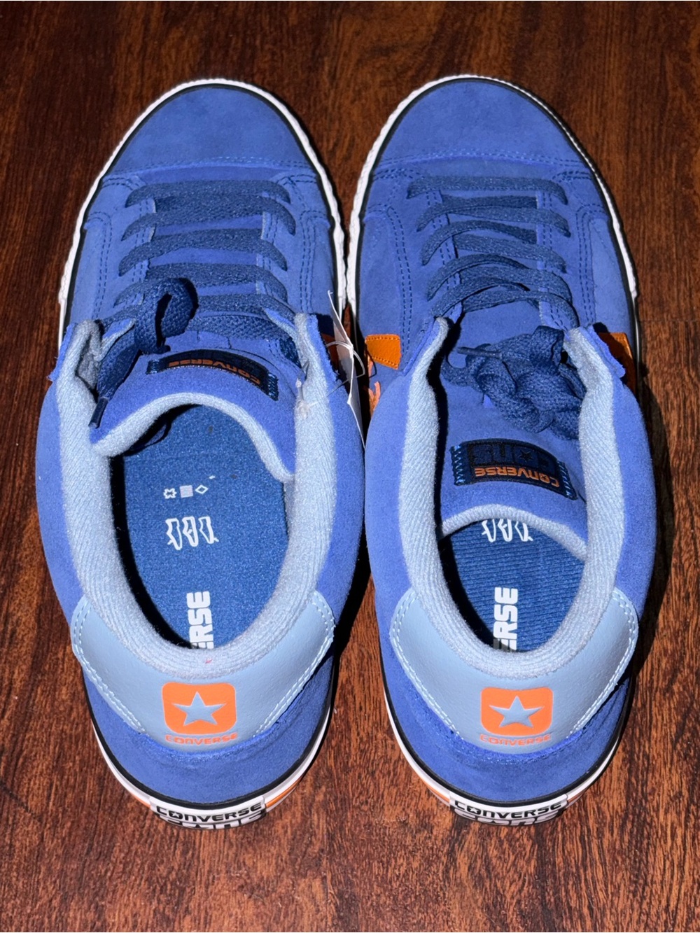 Converse size 11 Blue Suede Sneakers - Picture 5 of 10